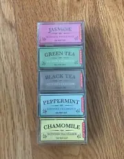 Cool Tea Scented Erasers Chamomile Jasmine Peppermint Green Tea Black Tea School
