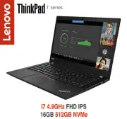 ThinkPad T14 i7 4.9GHz FHD IPS 16GB 512GB BL FPR On-site Warranty