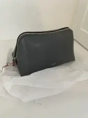 Oroton Avalon Medium Trapeze Beauty Case (Charcoal)
