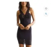 Commando Sexy + Smooth Black Lace Full Slip S NWT