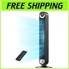 42" Bladeless Tower Fan with TurboSilent Technology - Quiet & Powerful Comfort