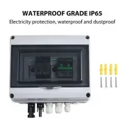 High Performance 550V 1 In 1 Out Solar Combiner Box Ensuring System Performance
