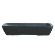 Northcote Pottery 39 x 19 x 8cm Black Keidai Terrazzo Look Bonsai Pot