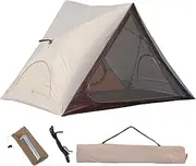 Outdoor Camping Tent, Waterproof Camping Tent, With Ground Stakes, Triangular Self-Moving Op Sunburn Prevention Tent, Simple Set Up Outdoor Shade For Picnics, Backpacking, Hiking, Camping