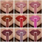 NICEFACE Matte Liquid Lipstick Lip Gloss Makeup Deep Red Matte Lipstick $