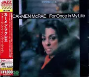 For Once In My Life - Carmen Mcrae CD