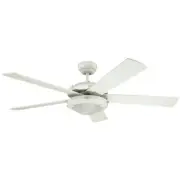 Westinghouse 72336 White Comet Indoor Ceiling Fan with LED Light Fixture 52 in.