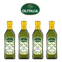在飛比找ETMall東森購物網優惠-Olitalia 奧利塔 純橄欖油500ml x4罐