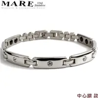 在飛比找蝦皮商城優惠-【MARE】316L白鋼手鍊： 中心鑽 款