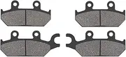 Motorbike Brake Pads For YXM700E Viking EPS/Wolverine R 2016 YXM700ES Viking EPS SE 2014-2016 YXC700E Viking 2015-2018 Motorcycle Front Brake Pads Semi Metallic Motorbike Disc Brake Pad (Color : Fro