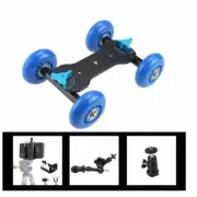 Desktop Wheels Rail Rolling Track Slide Car Skate Glide DSLR Camera Video