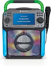 Singing Machine Karaoke System-Portable, Black (STVG789BK)