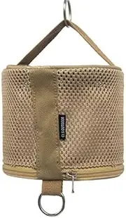 Portable Camping Toilet Paper Holder,1Pc Camping Toilet Paper Holder,Oxford Cloth Camping Tissue Holder Bag,Camping Toilet Holder Napkin Storage Bag,Tissue Holder Foldable Roll Storage Bag (Khaki)