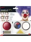 Clown Face Paint Make up Kit with Red Nose Halloween Accessories HALLOWEEN