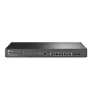 TP-Link TL-SG3210XHP-M2 JetStream 8-Port 2.5GBASE-T and 2-Port 10GE SFP+ L2+ Managed Switch with 8-Port PoE+ 2xFan Rack Mountabl