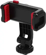 CTIRCHIU Phone Tripod Mount Adapter Rotatable Phone Holder with Cold Shoe for Cameras Compatible with All Phones for Vlogging and Live Streaming