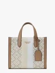 Spade Flower Jacquard Stripe Manhattan Small Tote