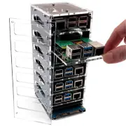 C4Labs Bramble Cluster Case for Raspberry Pi5, 4B, 3B, & 2.5" SSD (4 or 6 stack)