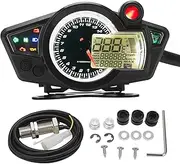DC12V Speedometer Tachometer with Anti Glare Backlight Universal Gauge for Motorcycle ATV UTV 1 2 4 Speedometer Tachometer Gauge