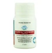 Blue Planet Fluke and Tapeworm Control Tablets 25 Pack Fesh & Marine Fish Tanks