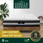 Giselle Bedding 30cm Mattress 7 Zone Pocket Spring Bed Medium Firm Queen