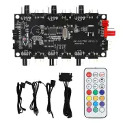 LED Light Controller PCB Power Supply Fan Hub 4/3 Pin ARGB Splitter Remote