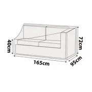 Outdoor L Shape Sofa Section Cover Length 165cm - No Right Armrest
