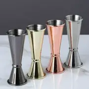 Steel Jigger Single Double Shot Shorts Drink Spirit Measure Cup Cocktail Measure