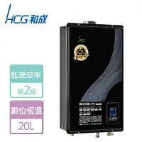 在飛比找樂天市場購物網優惠-【HCG 和成】20L 數位恆溫熱水器-GH-2055-NG