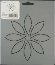 Quilting Stencil Pinwheel Block Quilt Patterns 5" Hand Machine Longarm Templates
