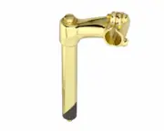 7" LONG GENUINE VINTAGE LOWRIDER STEEL STEM (SIZE 21.1MM) KP-2 IN GOLD.