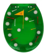 Golf Green Soft Close Toilet Seat