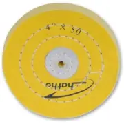 Proxxon treated muslin polishing wheel yellow 100mm 28000 / 507268 x For PM100