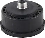 Plastic Shell Muffler for Air Compressor, Round, 3/4 25mm Filter, Intake Dia 80mm, Good Filtering Effect, Suitable for Screw Piston Compressors