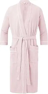 [Generic] Bathrobes for Men Long Sleeve Wrap Style Mid Length Cozy Warm Long Lightweight House Coat