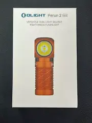 OLIGHT Perun 2 Mini 1100 Lumens Rechargeable LED Headlamp Orange Flashlight New