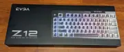 EVGA Z12 RGB Gaming Keyboard - Black, Membrane Key Switch