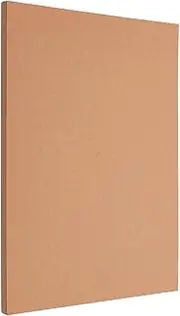SOFPLATE 50Pcs 8.3" x 11.7" Brown Cardstock Paper Colored Card Stock A4 65 Lb Blank Heavy Rectangle Cards Art Cover Printer Paper for Invitation Greeting Cards Making Postcard Printing DIY Crafts