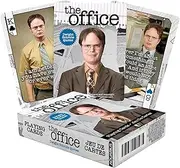 AQUARIUS The Office Dwight Schrute Quotes Playing Cards Deck, Officially Licensed Poker Size Deck Featuring Funny Lines from Dwight Schrute, 54 Unique Cards