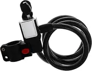WESIEVYA Bicycle Cable Lock Combination Bike Lock Bike Accessories Black Abs