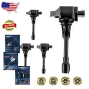 Durable Ignition Coil Set for Nissan Models - Fast Ignition & Long Life (4 Pack)