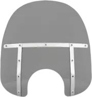 Memphis Shades Black Smoke 7in. Cutout 17in. Memphis Fats Windshield MEM32112