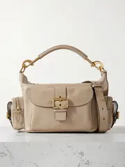 [Chloé] Chloé - Camera Leather Shoulder Bag - Mushroom - One size One size Neutrals