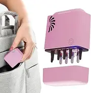 Electric Hair Oil Applicator - Small Scalp Applicator Comb | Head Massager Comb with Red Light, Electric Vibration Massager Brush