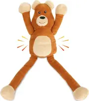 Large Squeaky Dog Toys, Tough Tug-Pull Interactive Puppy Toys, Plush Dog Chew To
