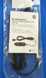 For: JPL & Plantronics Corded Headset Call Control Wire BL-054MS+P MS Lync/Skype
