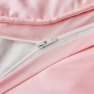【Betrise芭比粉】加大 豹紋系列 300織紗100%純天絲防蟎抗菌四件式兩用被床包組