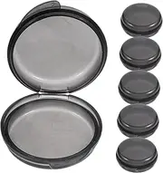 LRXIYODE 6pcs Portable Pill Organizer Storage Containers for Travel Airtight Medication Box Compact Daily Organizer for Office Outdoor Use Secure Convenient Pill Case