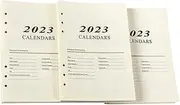 SHOWERORO 176 Sheets Compact Loose Leaf Notebook Papers Professional Lined Paper for Binder Study Office Use