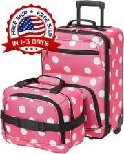 Maletas De Viaje Equipaje Para Niñas Set De 2 Piezas Bonito Calidad Rosa Nuevo..